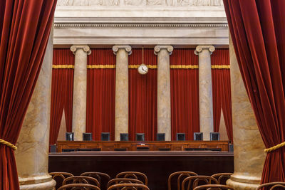 Interior of supreme court