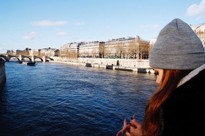 Young woman in paris