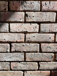 Full frame shot of brick wall