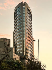 Low angle view of modern building