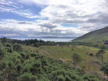 Scenic view of landscape against sky