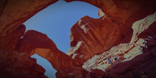 View of rock formation