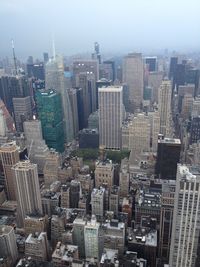 Aerial view of buildings in city