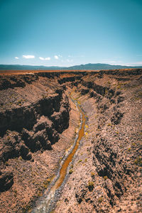 Rio grande gorge, taos, new mexico