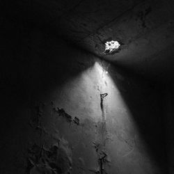 View of an abandoned wall