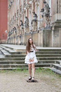 Full length of a young woman