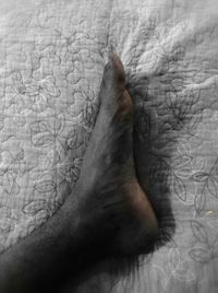 Close-up of human feet