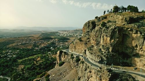 Aerial view of landscape