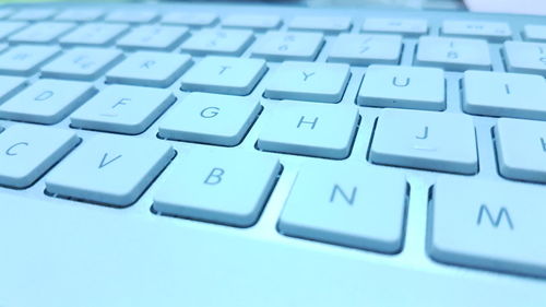 Full frame shot of computer keyboard