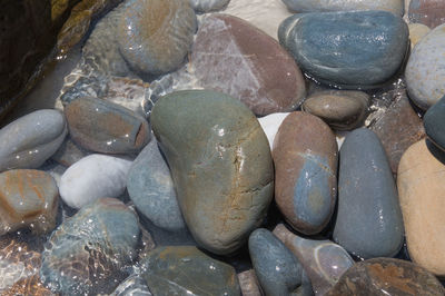 Full frame shot of stones