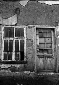 View of abandoned building