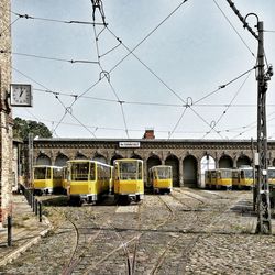 Railroad station platform