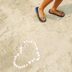 Woman standing at beach
