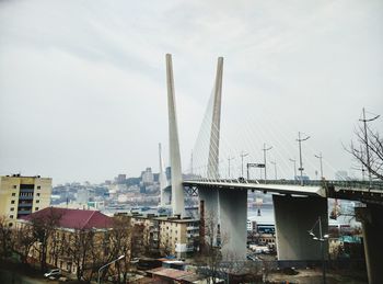 Construction site against sky