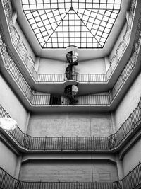 Low angle view of staircase