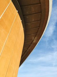 Low angle view of built structure against sky