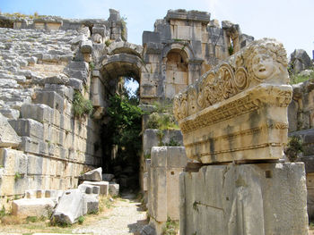 Old ruins of building