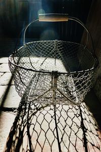 Close-up of fishing net