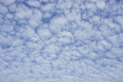 Low angle view of clouds in sky