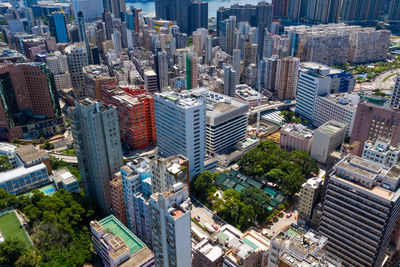 Aerial view of cityscape