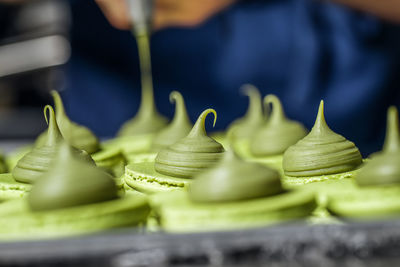 Close-up of food on cutting board