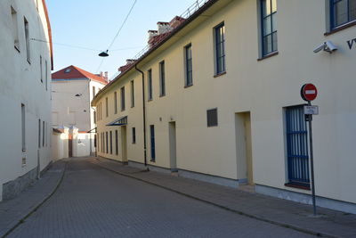 Street amidst buildings in city