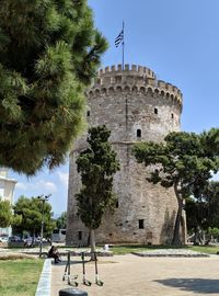 View of historic building against sky