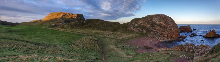 St abbs head,  national nature reserve and breeding ground for seals. 