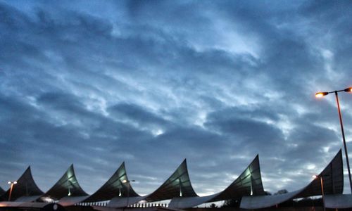 Low angle view of cloudy sky