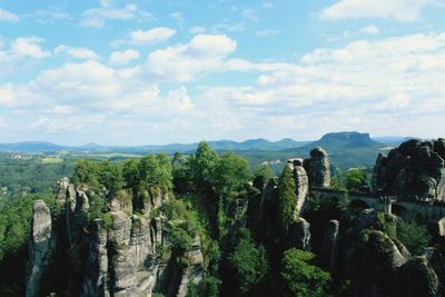 Panoramic view of landscape against sky