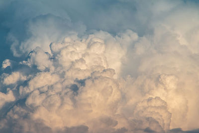 Low angle view of clouds in sky