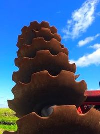 Low angle view of blue sky