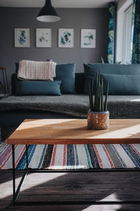 Table and chairs at home