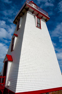 Low angle view of building against sky