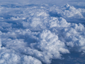 Aerial view of cloudscape