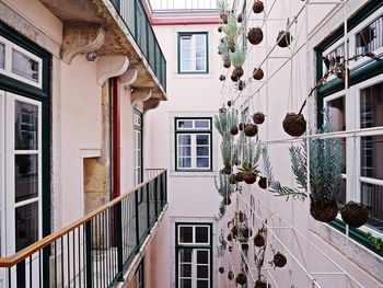 Low angle view of residential building