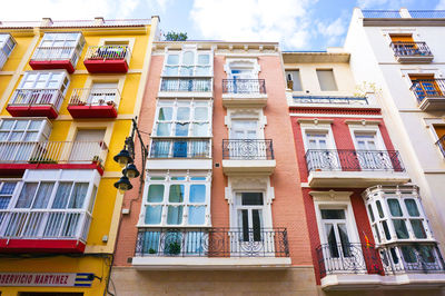 Cartagena old colorful houses 18-19th centuries