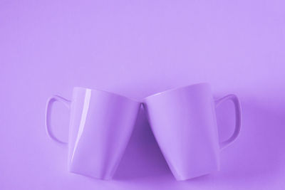 Close-up of coffee cup against white background