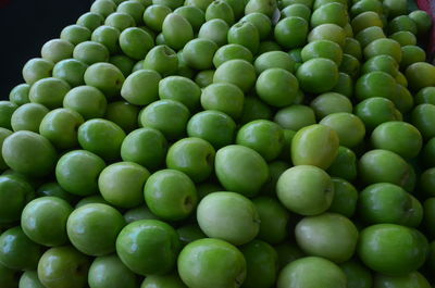 Full frame shot of green beans