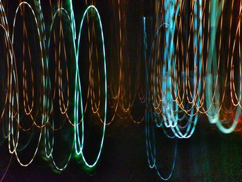 Abstract image of lights at night