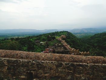 View of mountains against sky