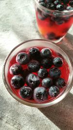 Close-up of fruits in plate