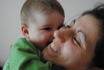 Close-up portrait of cute boy