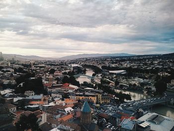 Aerial view of cityscape