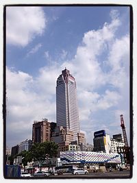 City skyline against sky