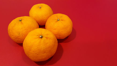 Close-up of orange fruits