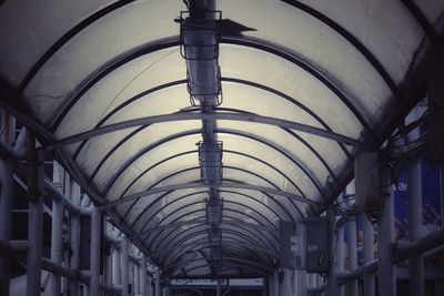 Low angle view of ceiling of building