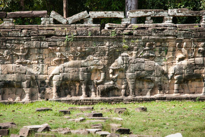 Statue of historic temple