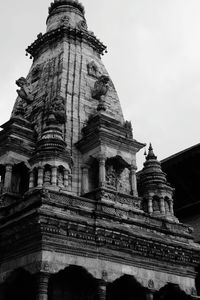 Low angle view of temple