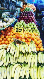 Fruits for sale at market stall